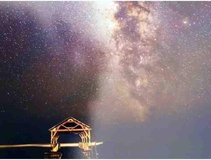Original Photograph 'Waimea Pier in Divine Radiance' by Dr. Lloyd Fujimoto, Kauai Artist