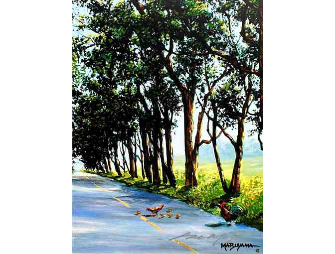 Original Prints of the Koloa Tree Tunnel and the Waioli Church by artist Neal Matsuyama