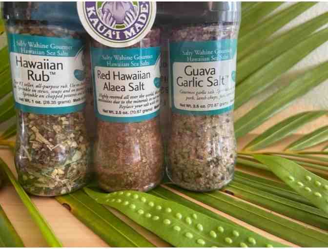 Salty Wahine Gourmet Hawaiian Mini Grinder Sea Salt Gift Set