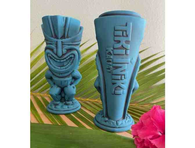 Todd Rundgren's Tiki Iniki Restaurant 2 Blue Mugs