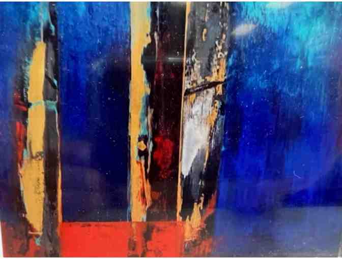 Fine Art on Metal with Bamboo 'Gifts' by Carol Meckling, Kauai Artist