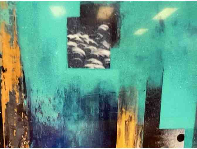 Fine Art on Metal with Bamboo 'Gifts' by Carol Meckling, Kauai Artist