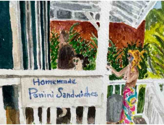 'Hanalei Fun at Java Kai' Original Watercolor Painting by John A. Scott