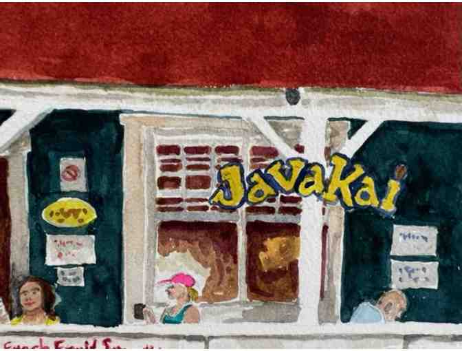 'Hanalei Fun at Java Kai' Original Watercolor Painting by John A. Scott