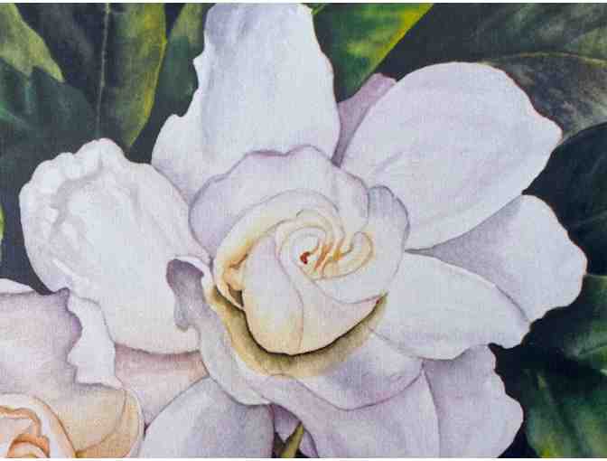'Floating Gardenias' giclee by Sheree Latif