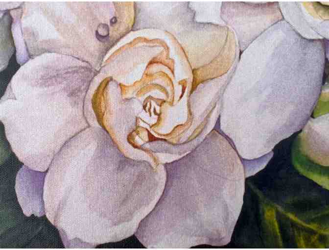 'Floating Gardenias' giclee by Sheree Latif
