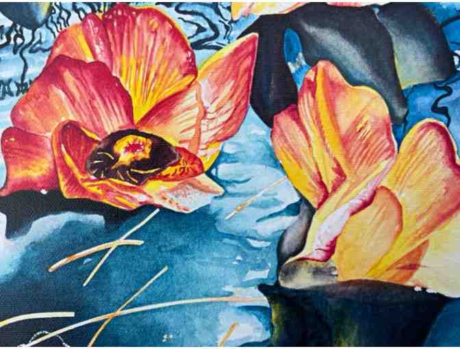 'Hau Flotilla' Giclee Print by Sheree Latif, Kauai Artist