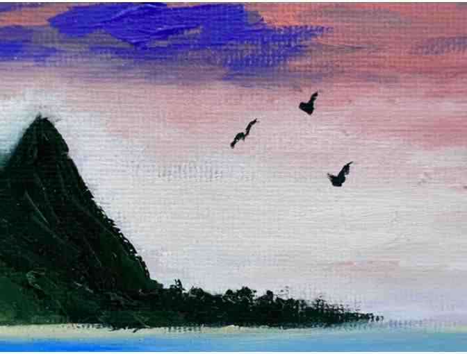 'Hanalei Bay' Original Acrylic Painting by Sandra Ambrose