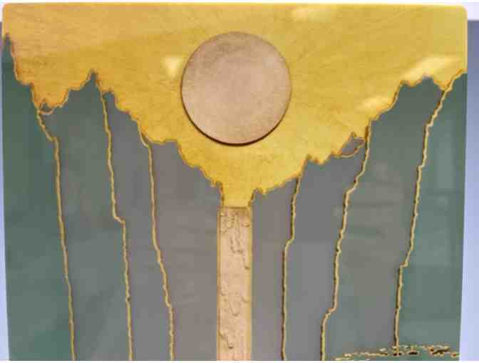 'Wai Kula' Silver Falls Giclee on metal by Troy Carney