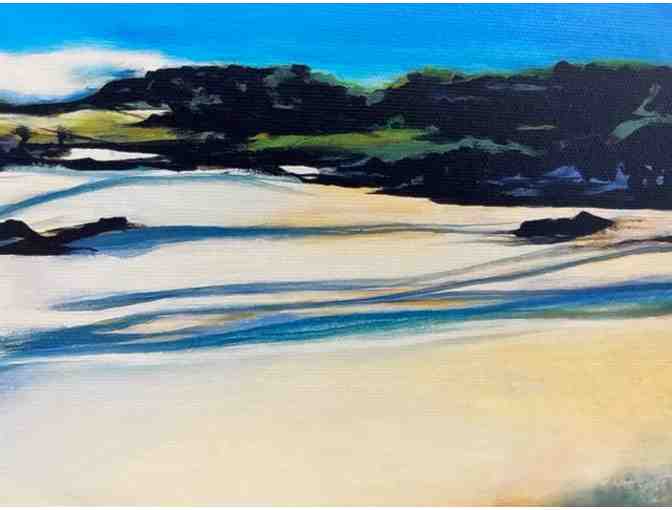 'Longing for Moloka'i' Fine Art Print on Metal with Bamboo by Carol Meckling