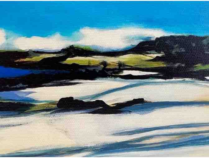 'Longing for Moloka'i' Fine Art Print on Metal with Bamboo by Carol Meckling