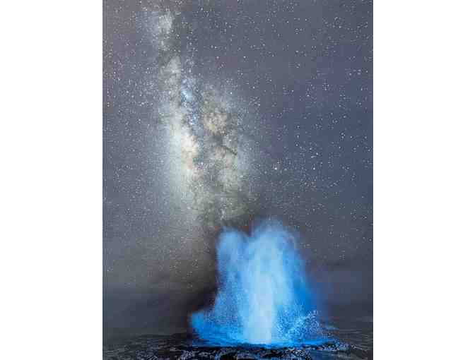 'Breath from Core of Creation' Poipu, Photograph by Dr. Lloyd Fujimoto