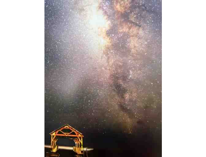 Original Photograph 'Waimea Pier in Divine Radiance' by Dr. Lloyd Fujimoto, Kauai Artist