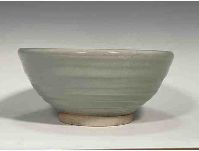 Handcrafted Light Green Celadon Bowl by Pat White