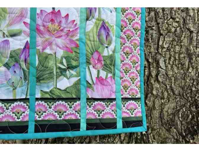 Heavenly Lotus Flower Wall Hanging Art by Estelle Furuike