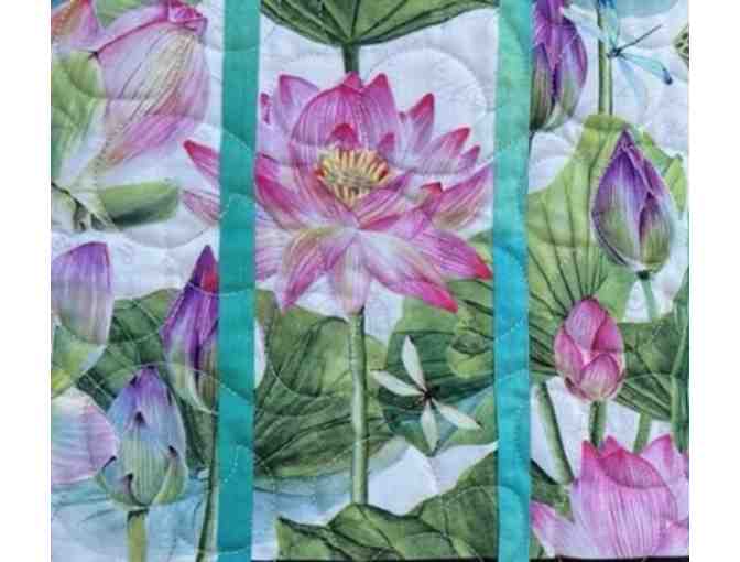 Heavenly Lotus Flower Wall Hanging Art by Estelle Furuike