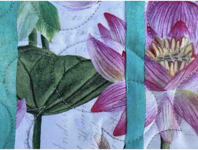 Heavenly Lotus Flower Wall Hanging Art by Estelle Furuike