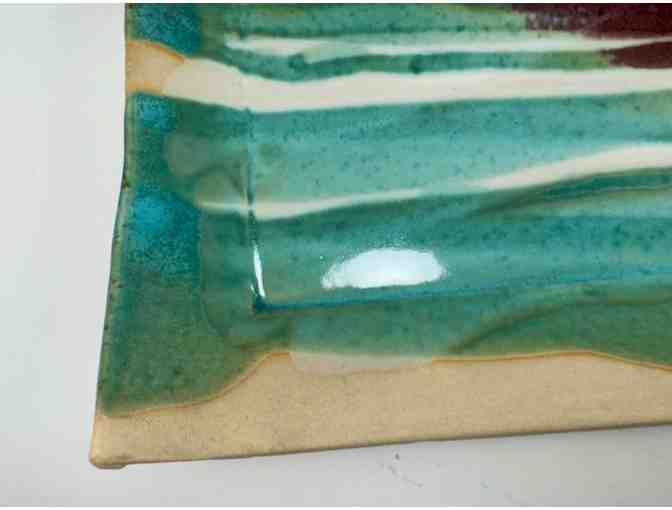 Handcrafted Ceramic Platter by Ron Hanatani