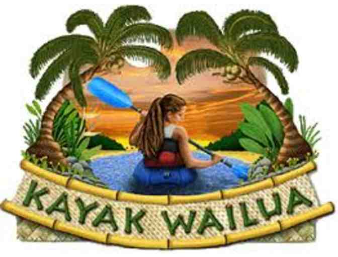 Kayak Wailua Rental of 2 Double Kayaks seats 4 on Wailua River