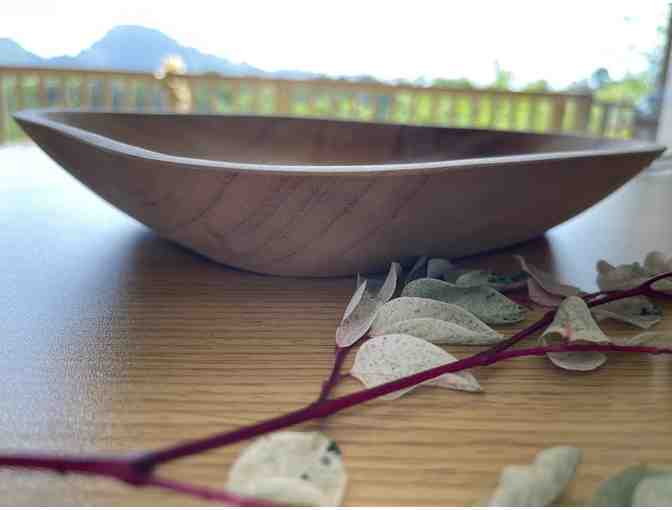 Camphor Wood Platter By Mark Hubbard, Kauai