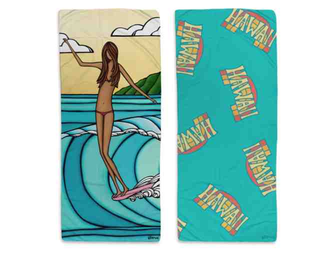 Heather Brown Basket of Beach Items