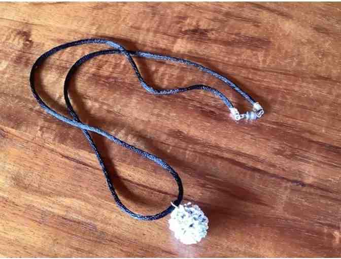 Rudraksha From Tree at Lawai Center Pendant, Gilded in Silver by Aaron Uyeda