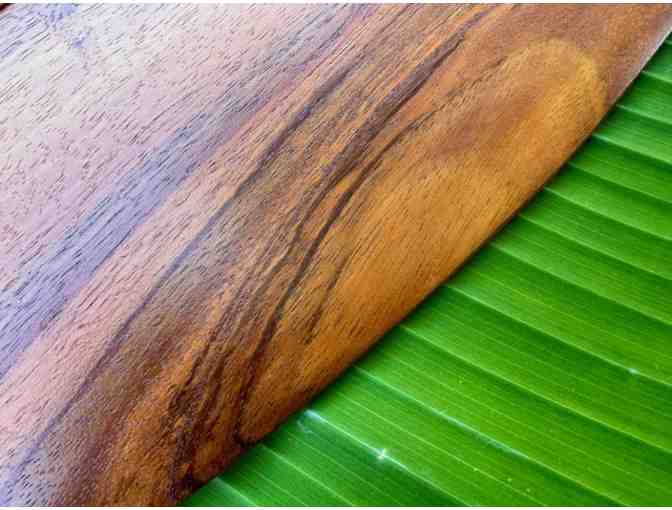 Outrigger Koa Wood Steering Canoe Paddle by Ray Nitta