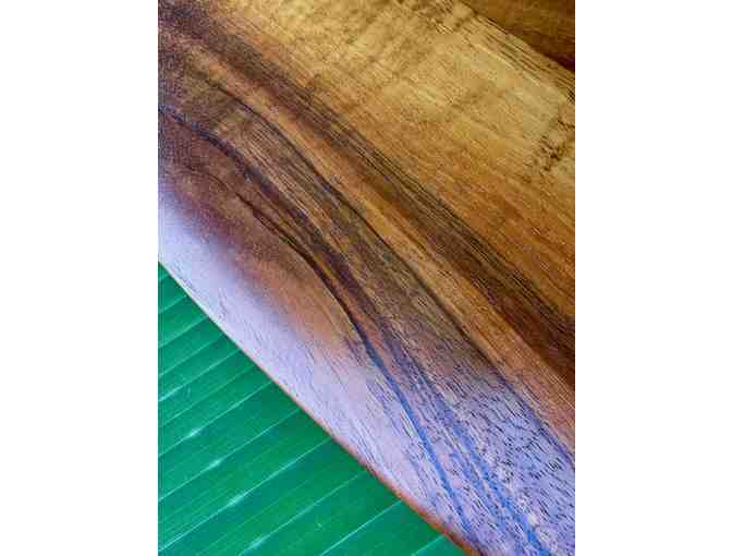 Outrigger Koa Wood Steering Canoe Paddle by Ray Nitta