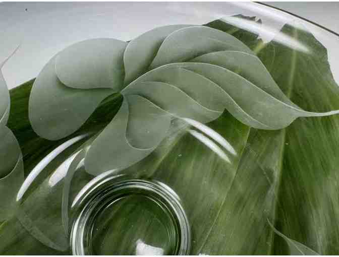 Anthurium Etched Glass Bowl - Photo 4
