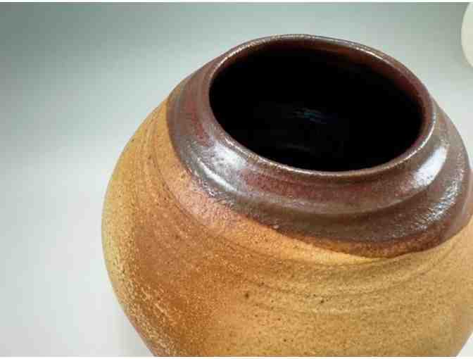 Handcrafted Ceramic Vase by Daijo Kaneshiro, Kauai Zen Practitioner