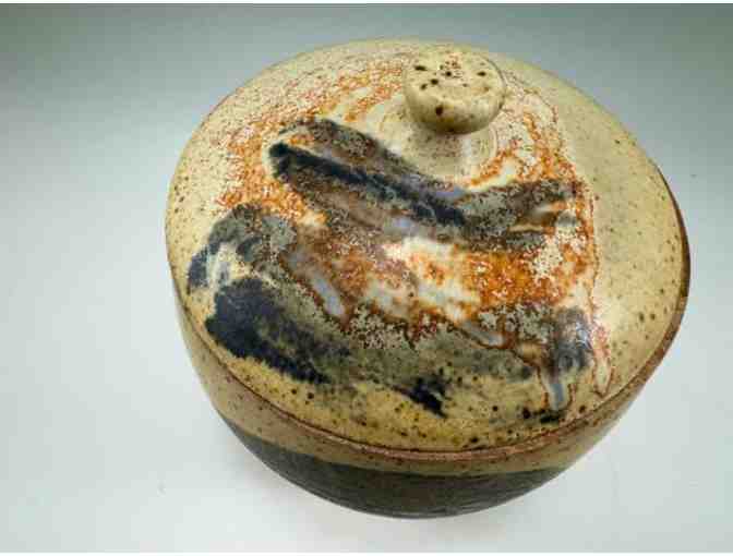 Handcrafted Ceramic Vase with Lid by Daijo Kaneshiro, Kauai Zen Practitioner