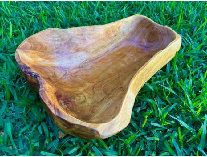 Hand-Carved Wooden Bowl