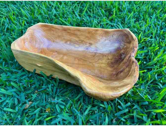 Hand-Carved Wooden Bowl