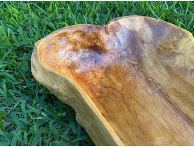 Hand-Carved Wooden Bowl