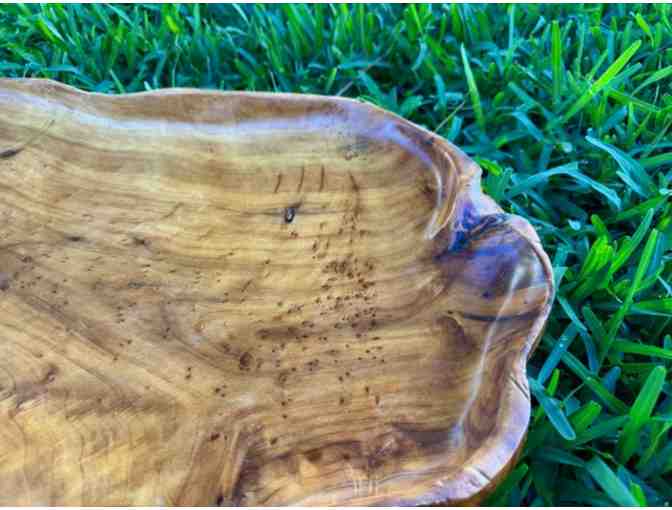 Hand-Carved Wood Platter