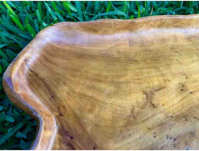 Hand-Carved Wood Platter
