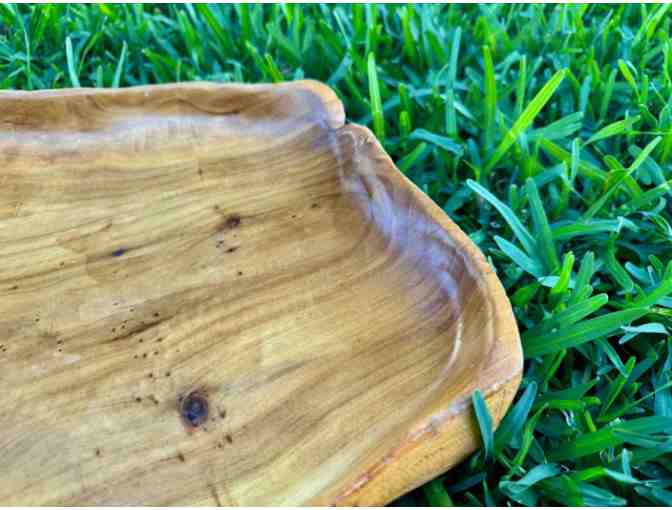 Hand-Carved Wood Platter