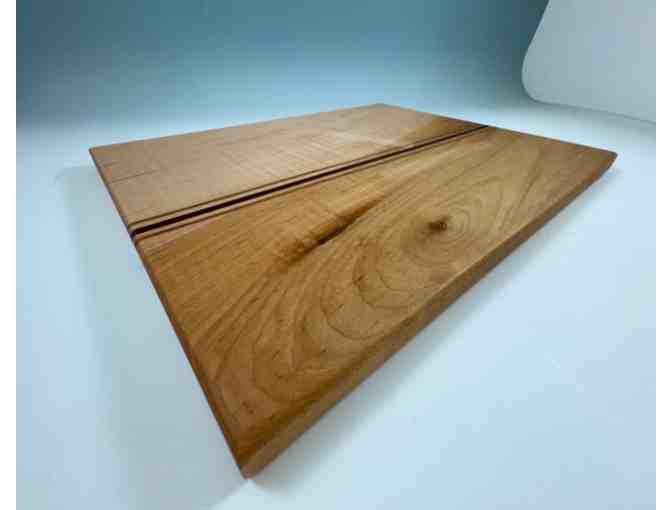Maple Cutting Board 1 with Koa and Purple Heart Stringers by Keith Arakaki, Kauai