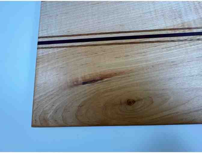 Maple Cutting Board 1 with Koa and Purple Heart Stringers by Keith Arakaki, Kauai