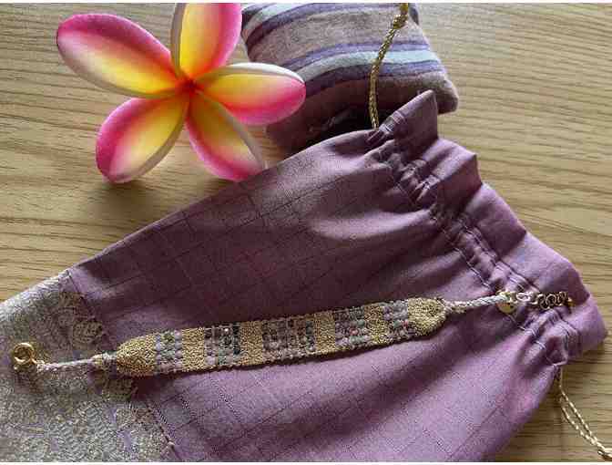 Loom Woven Beaded Bracelet by Dag Gioielli from Kiko