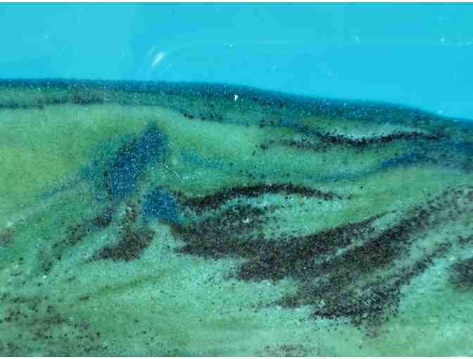 Exotic Moving Sand Sculpture by Kela&rsquo;s Glass