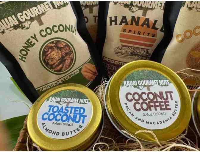 Kauai Gourmet Nuts Sampler Basket