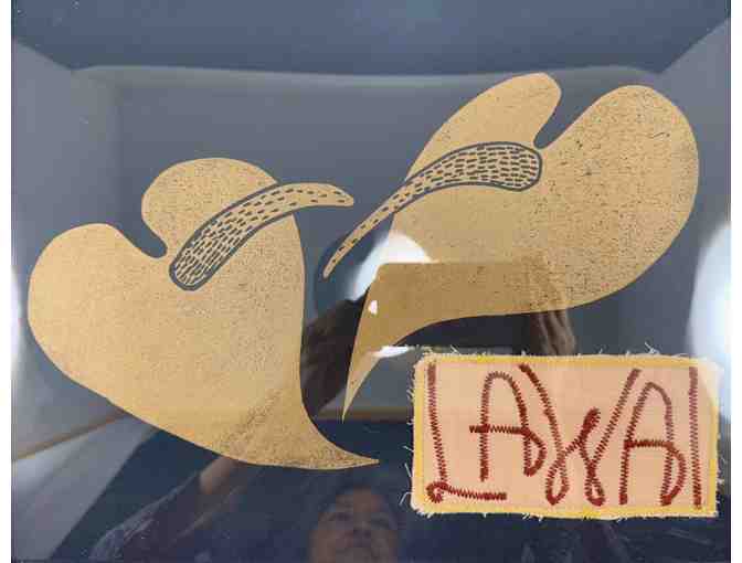 Lawai Anthuriums Handmade Original Woodblock Print by Shannon Hiramoto