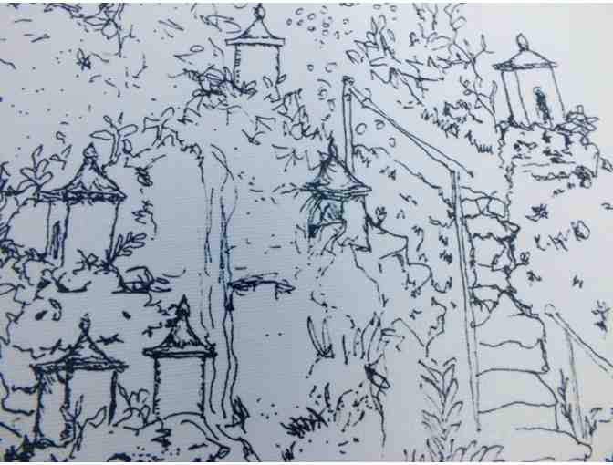 88 Shrines Pen & Ink Print By Victoria Seigel - Photo 2