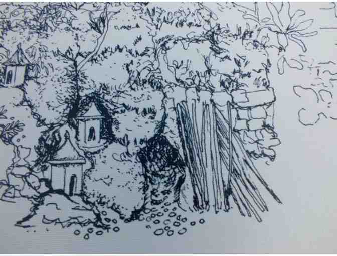 88 Shrines Pen & Ink Print By Victoria Seigel - Photo 3