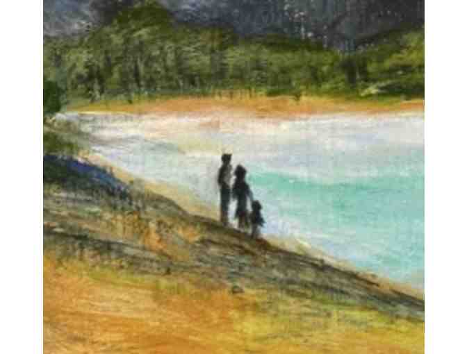 View of Diamond Head Original Acrylic By Molly Mckenzie