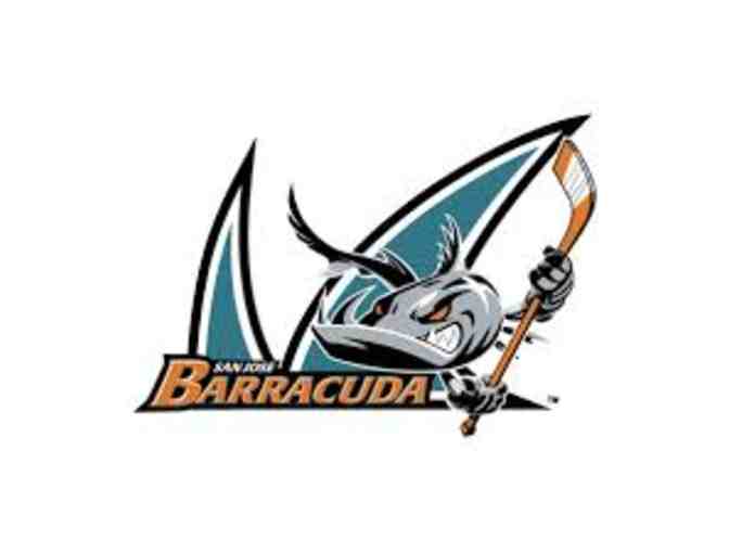 San Jose Barracuda - Signed Puck and Cuda Country Sign