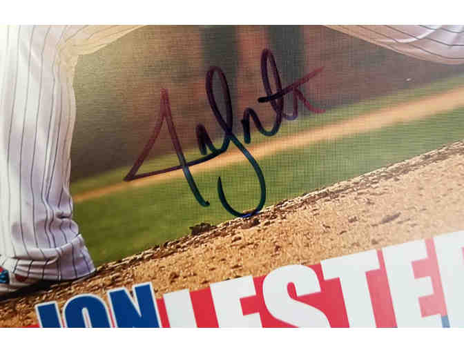 Autographed Photo of Chicago Cub Jon Lester