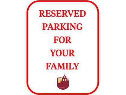 Reserved Graduation Parking