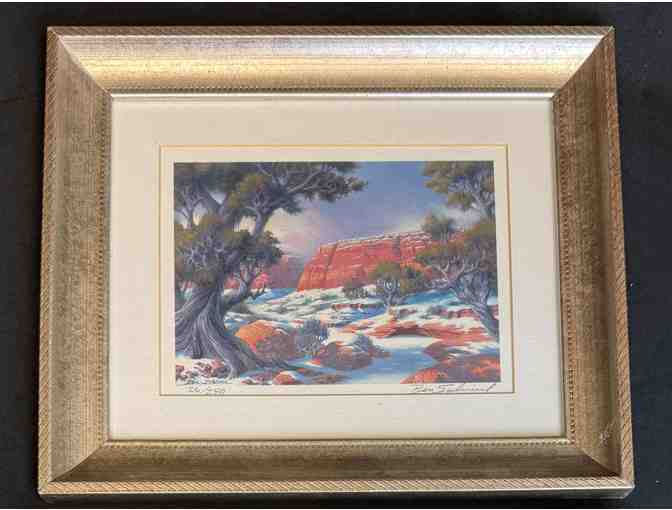 Two framed limited edition gicleees by Ben Schnirel